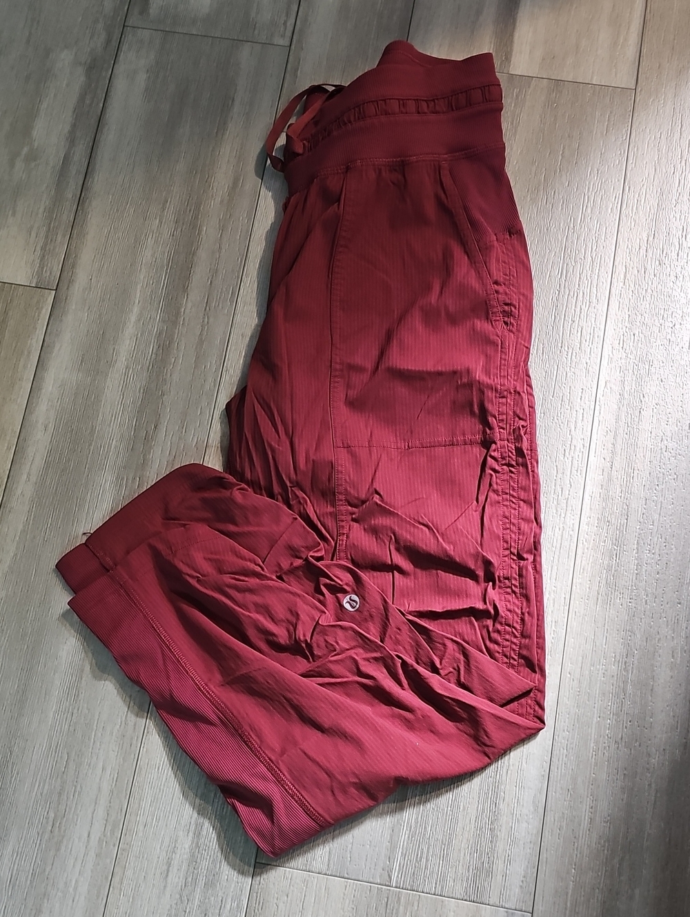 lululemon athletica Women's Burgundy Track Joggers